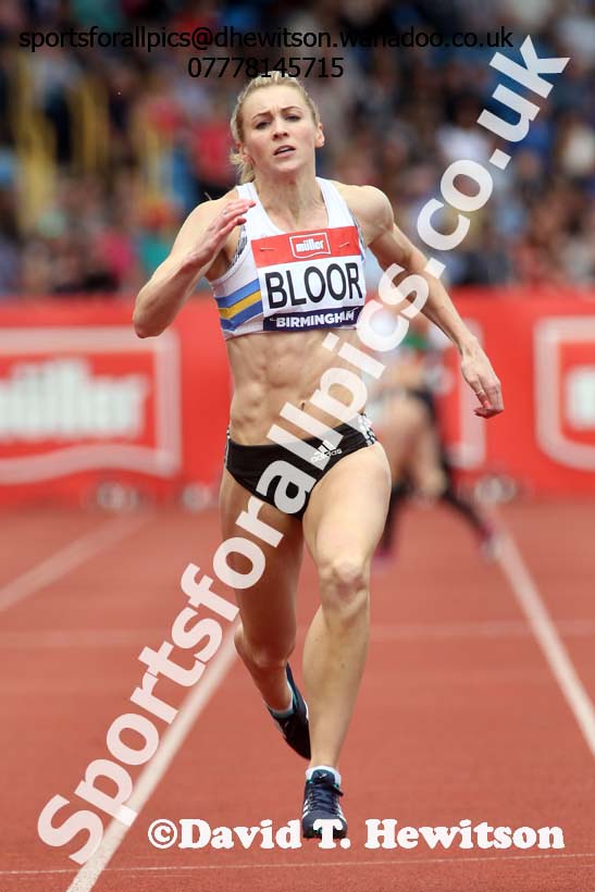 Womens 200 metres, British Championships, Birmingham. Photo: David T. Hewitson/Sports for All Pics